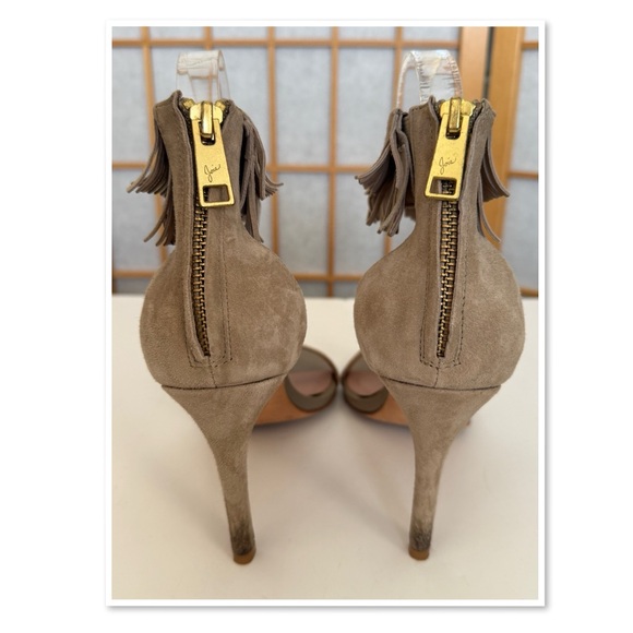 Joie Alek Fringe Ankle Strap Heels - Picture 7 of 10